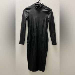 Black Leather Dress